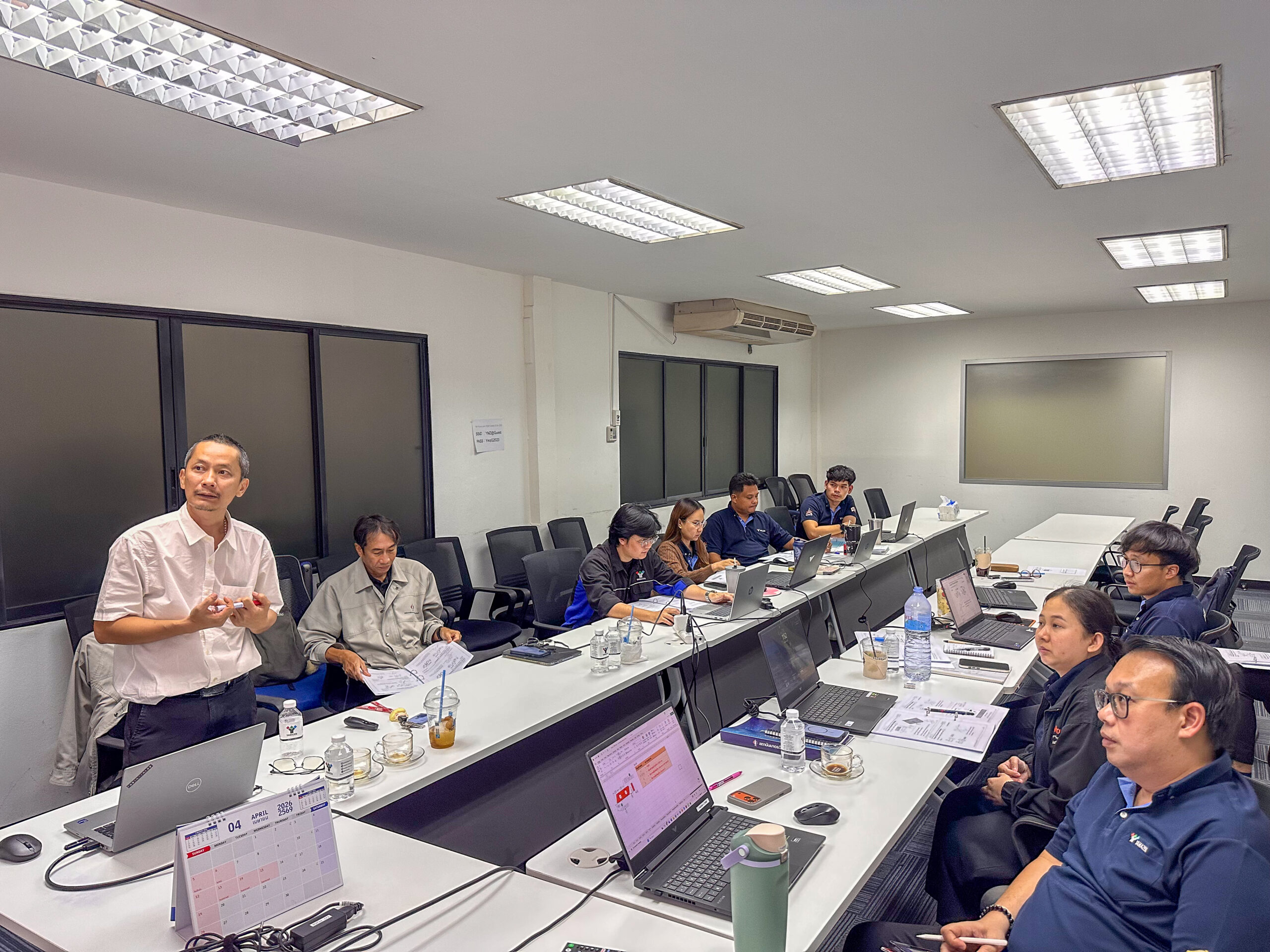 ภาพบรรยากาศงานอบรมภายในองค์กรหลักสูตร "Principle of Geometric Dimensioning and Tolerancing, GD&T Level 1"