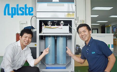【タイで高性能集塵機を販売】ミクロの粉塵も自動的にクリーンアップ。長期間フィルタ交換が不要。